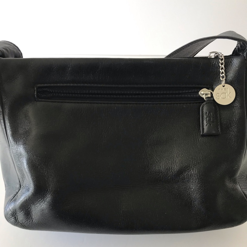 The Sak Soft Black Leather Shoulder Bag - Picture 2 of 7